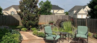 Peaceful escape - 4 bedrooms with backyard oasis.