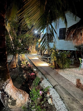 Front of property. River Bend Resort Belize