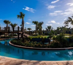 Outdoor pool, a heated pool - Storey Lake home close to Disney and other parks (KISSIMMEE FL)