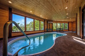 Indoor pool, a heated pool
