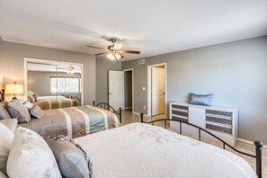 1 bedroom, iron/ironing board, free Internet, bed sheets