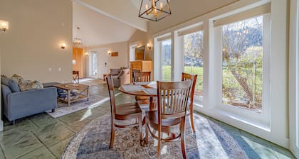 Sophisticated getaway with indoor pool & walkable locale