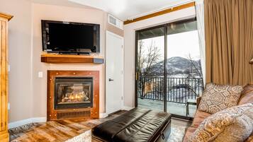 TV, fireplace, DVD player, ping pong