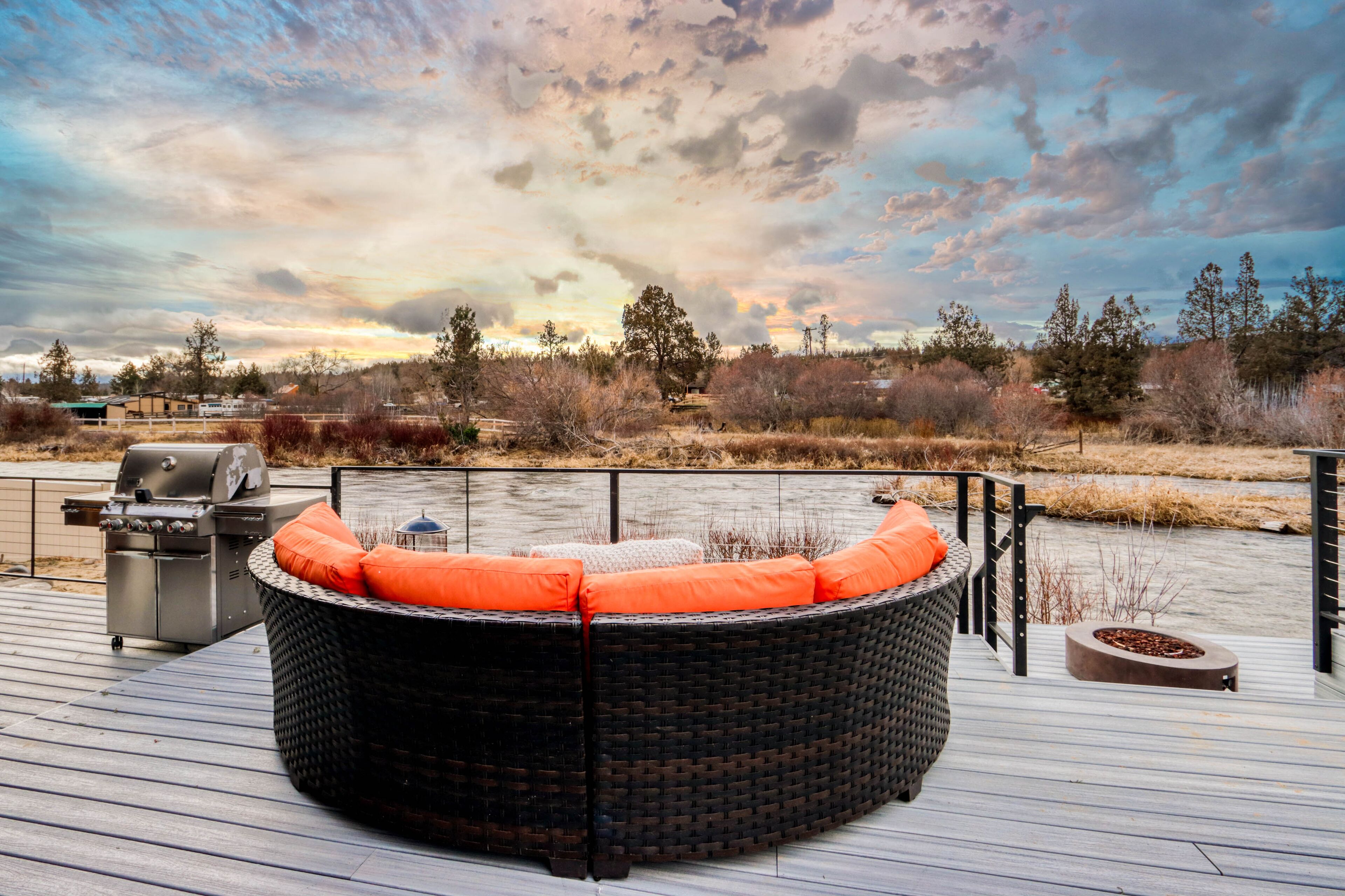 Dog-Friendly Riverfront Home w/Private Hot Tub, River Views, Deck, Grill