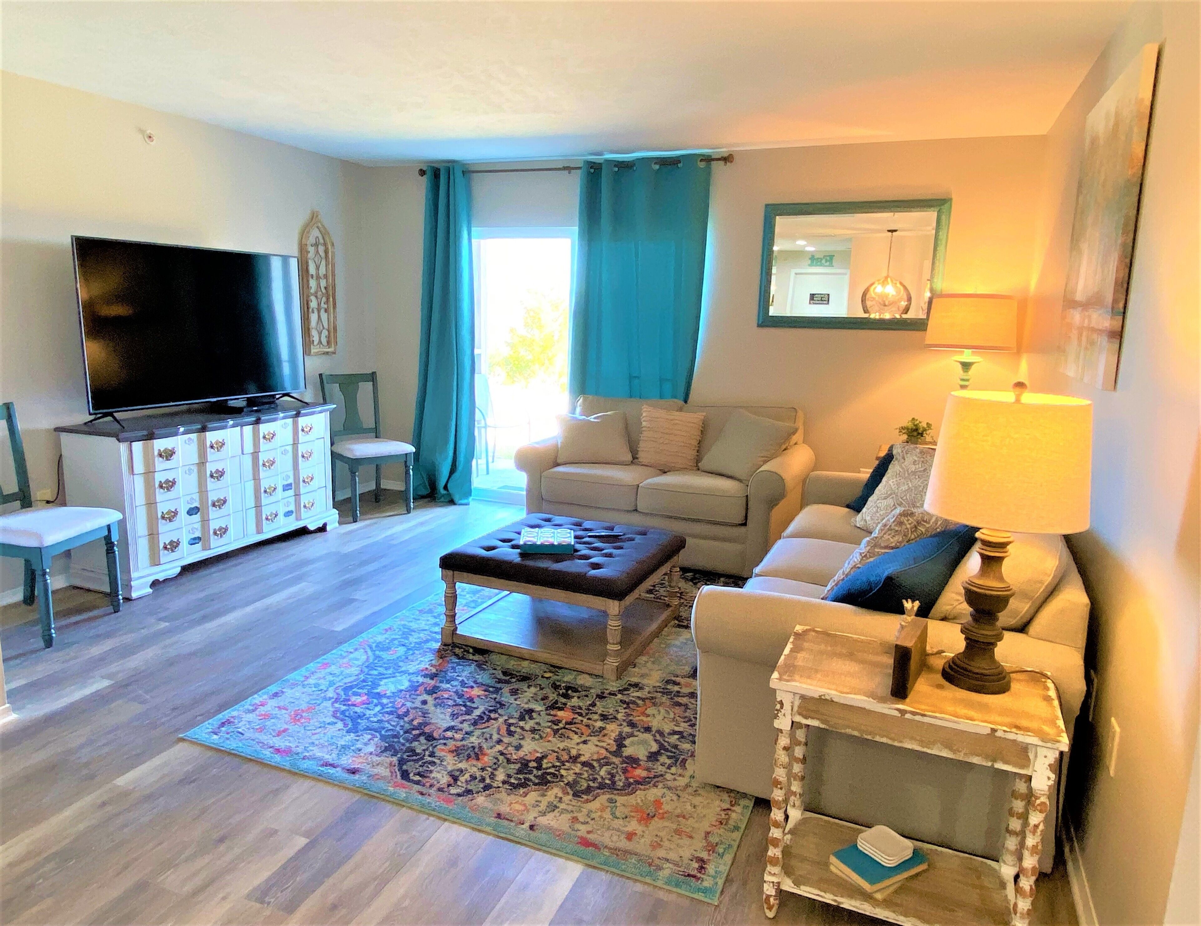 TV connectée, cheminée