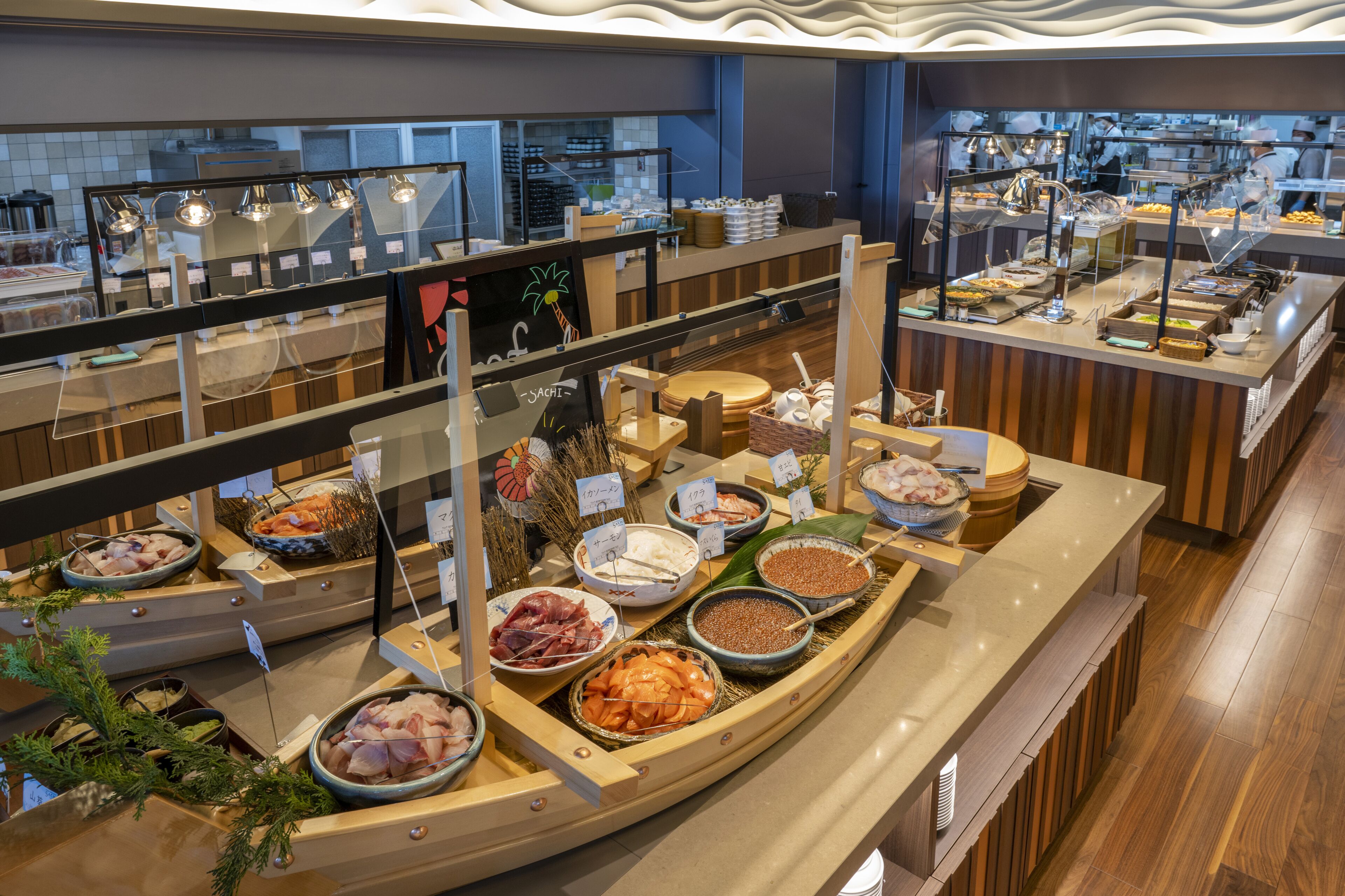 Tägliches Frühstücksbuffet (3800 JPY pro Person)