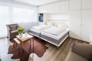 2 Schlafzimmer, Zimmersafe, Reisekinderbett, WLAN