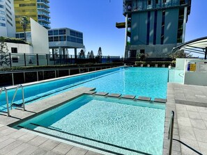Indoor pool, a heated pool - Stunning Ocean Views 20th floor Oracle Tower 1 (Broadbeach)