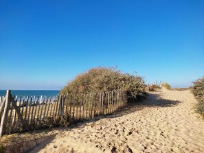 Tæt på stranden