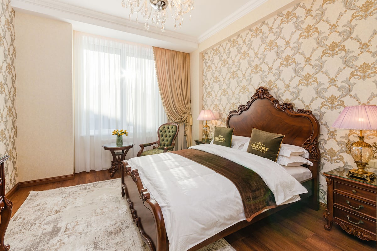 Classic-Doppelzimmer | 1 Schlafzimmer, hochwertige Bettwaren, Betten mit Memory-Foam-Matratzen