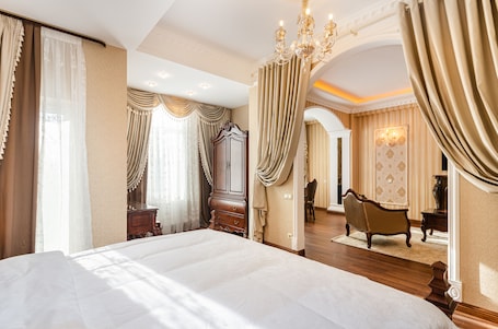 1 habitación y ropa de cama de alta calidad