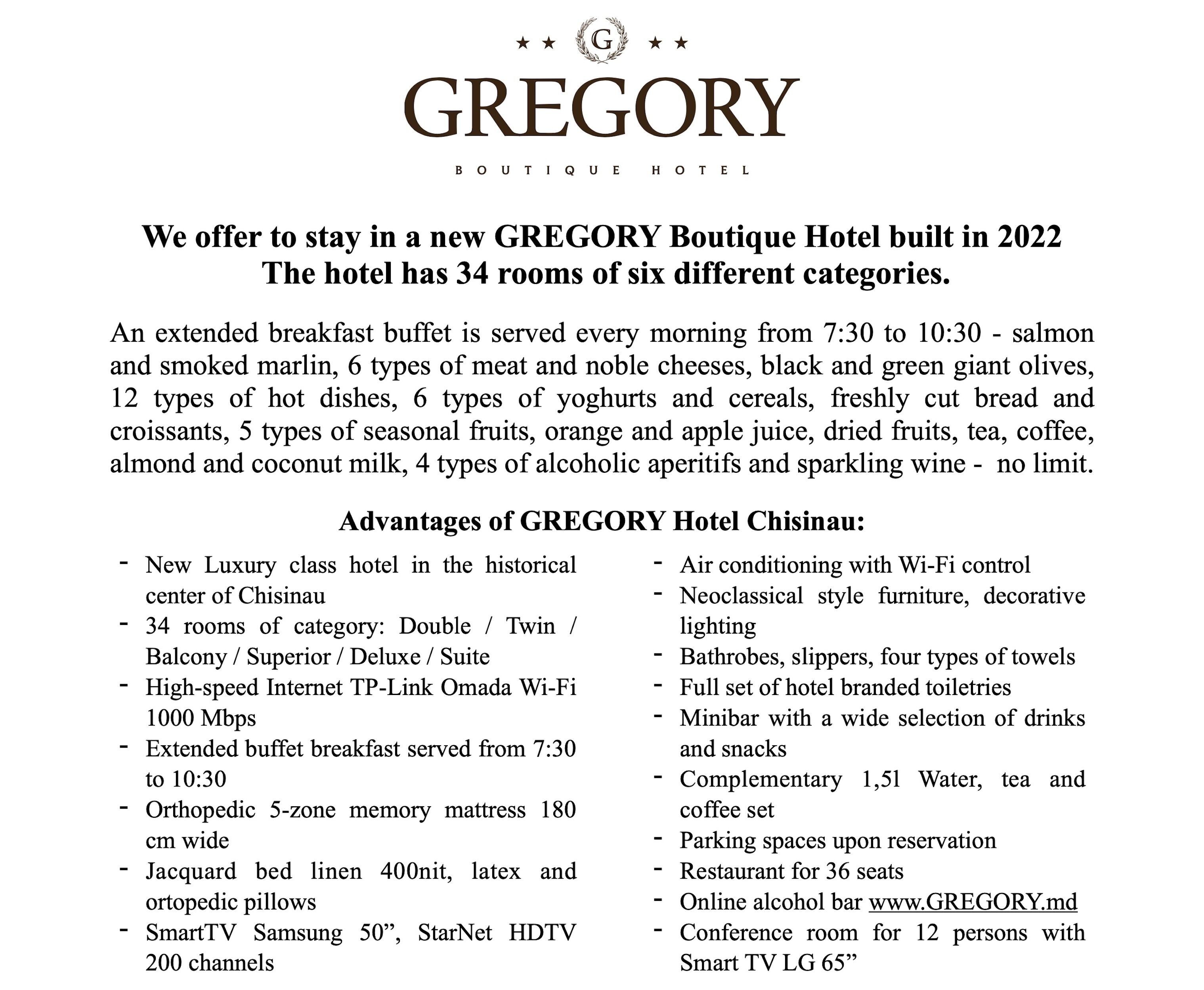 Photo - GREGORY Boutique Hotel Chisinau