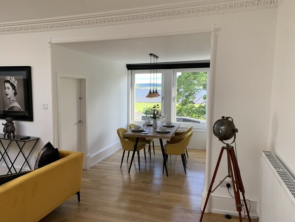 Superior Studio Suite, 1 King Bed, Non Smoking, Sea View | Egyptian cotton sheets, premium bedding, pillowtop beds, blackout drapes - The Clarendon (Dundee)