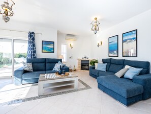 TV, fireplace, DVD player