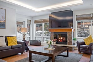 TV, fireplace, stereo, offices