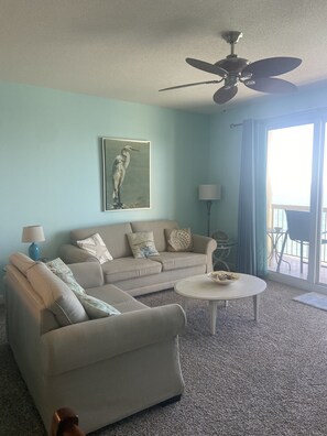 Smart TV, DVD player, books, video library