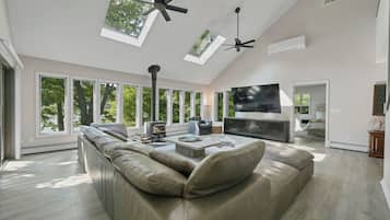 Smart TV, fireplace, offices