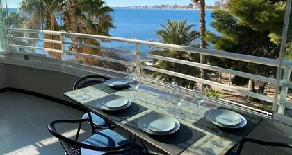 Feet in the water at EL CAMPELLO â ALICANTE (Costa Blanca)