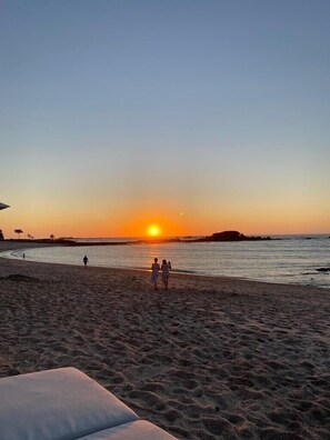 On the beach