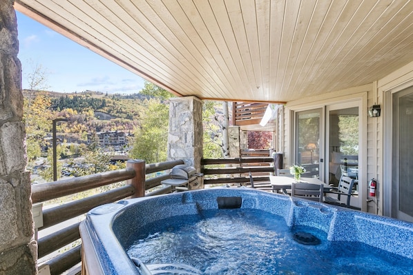 Idromassaggio all'aperto