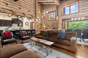 TV connectée, cheminée