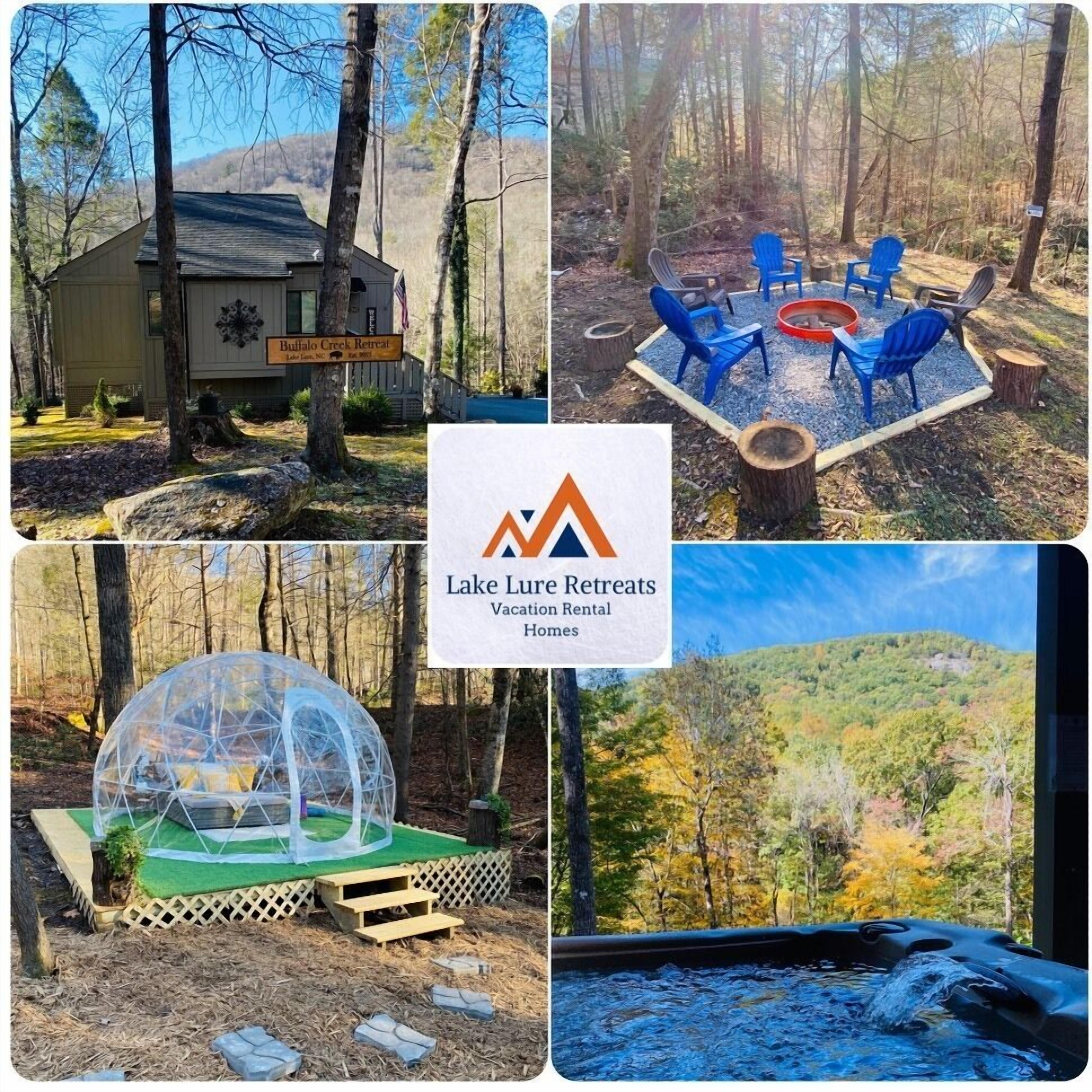 Lake Lure Retreats- Buffalo Creek Retreat, hot tub & views~Rumbling Bald Resort 