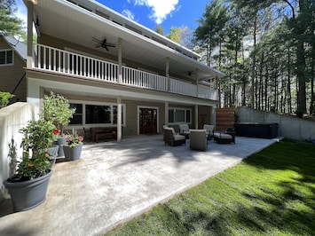 Lakeside patio