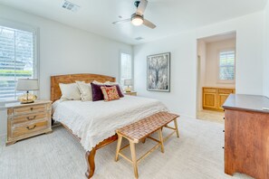 3 bedrooms, desk, iron/ironing board, free WiFi