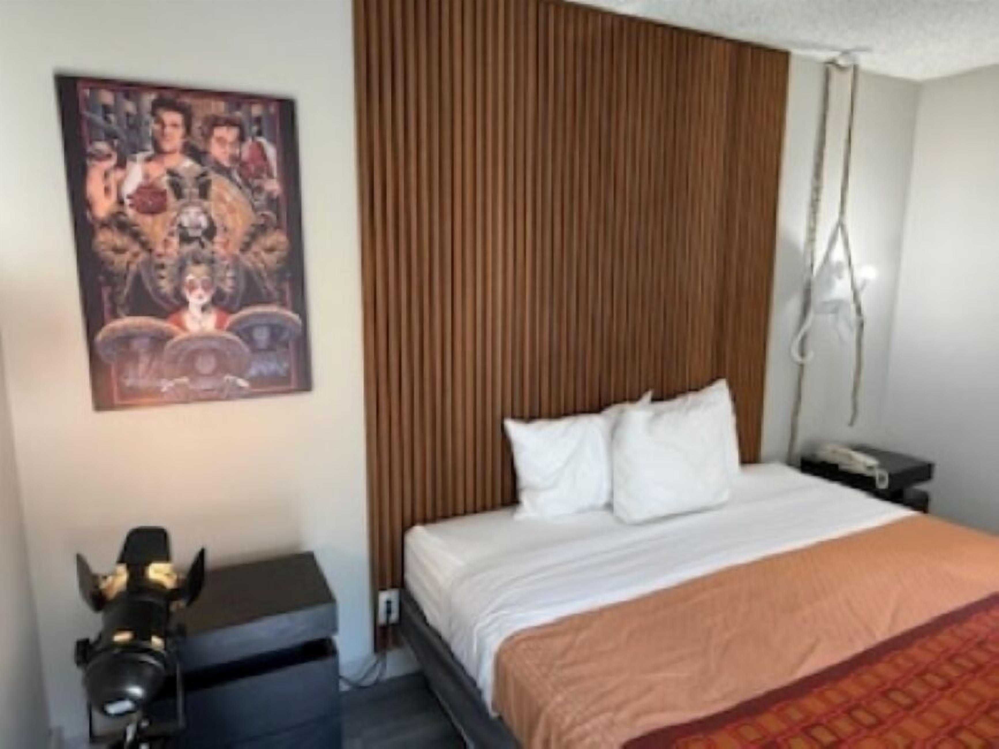 Basic Room, 1 King Bed | Desk, laptop workspace, blackout drapes, iron/ironing board