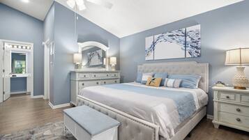 4 slaapkamers, een strijkplank/strijkijzer, gratis wifi, beddengoed