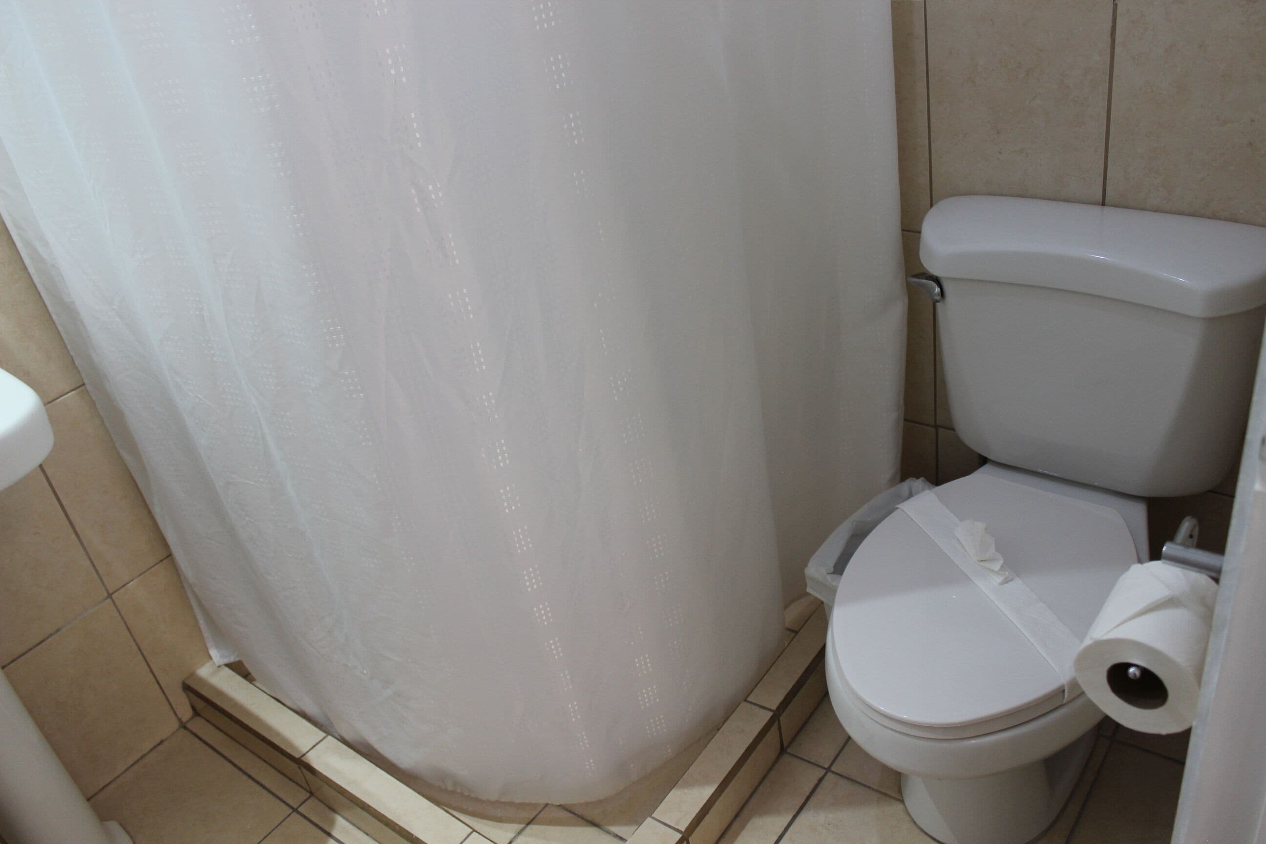 deluxe room | bathroom | shower, towels