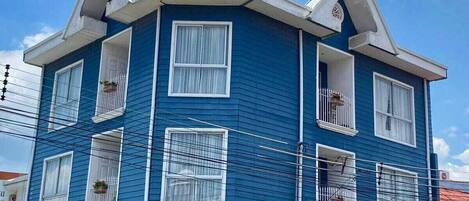 Façade de l’hébergement