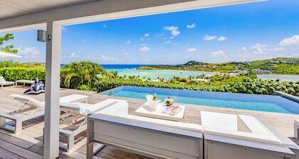 Villa Summer Breeze | Beach View - Located in Tropical Grand Cul de Sac with Private Pool