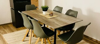 Apartment "Auersbergblick" with balcony for hiking, cross-country skiing, biking and saunas 