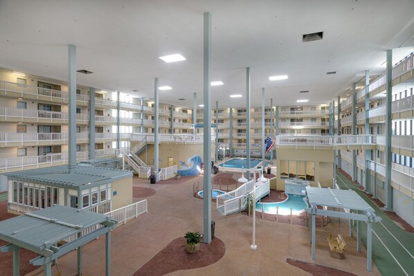 Una piscina riscaldata