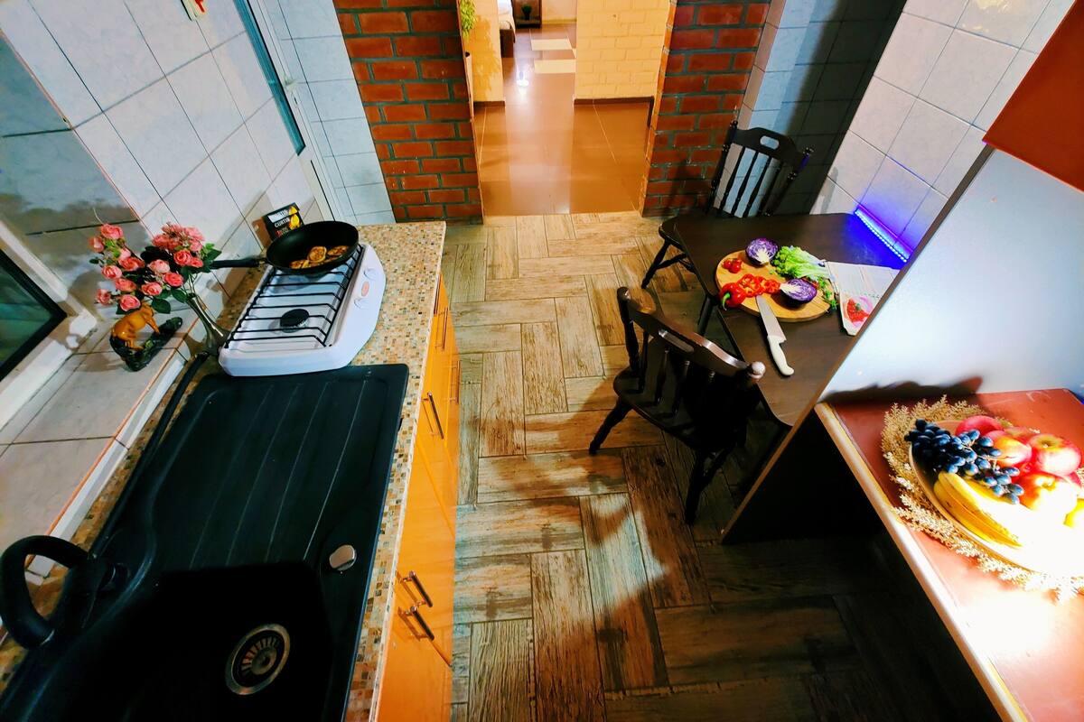 Departamento Confort | Cocina privada | Frigobar