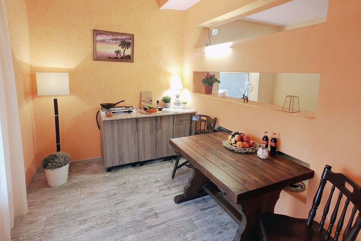 Departamento Confort | Cocina privada | Frigobar