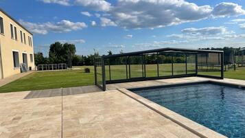 Indoor pool, outdoor pool