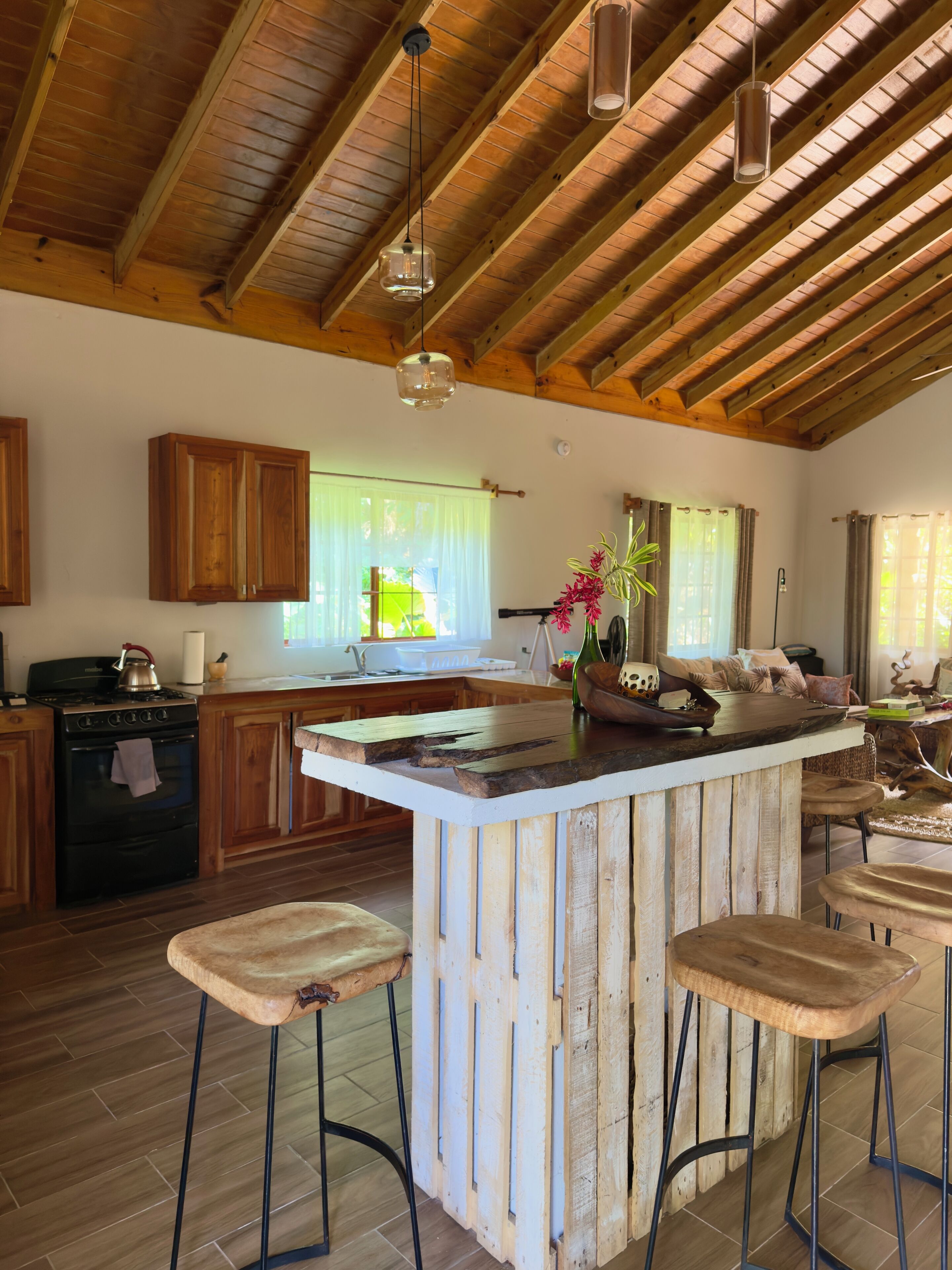 Kylskåp, mikrovågsugn, ugn och spishäll