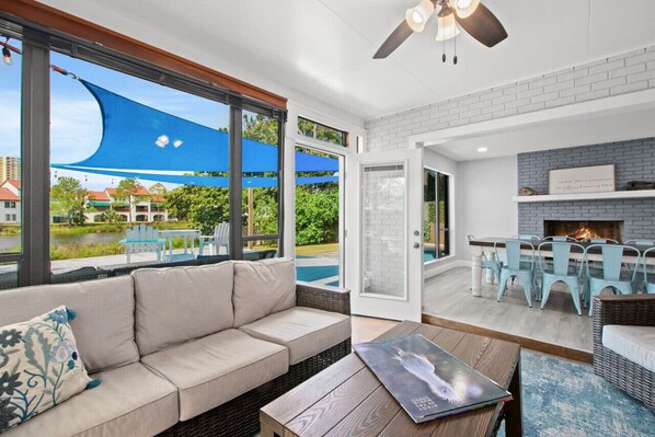 Smart TV, video games, foosball, table tennis