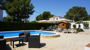 Outdoor pool - Pretty villa with swimming pool near the sea (200m) (les Tres Cales)