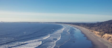 Vlak bij het strand