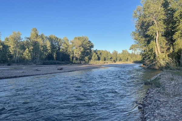 One of the prettiest and wildest rivers you'll find, the Blackfoot River.