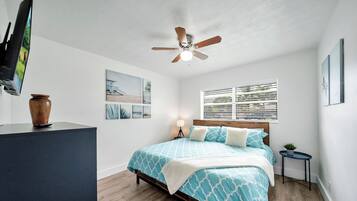 5 bedrooms, iron/ironing board, travel cot, free WiFi