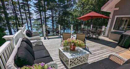 Oceanfront, views from every room! Spacious midcoast retreat with private dock