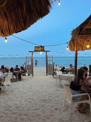 Beach nearby, beach towels