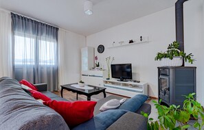 Fernseher, Kamin