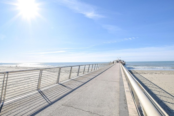 Vlak bij het strand