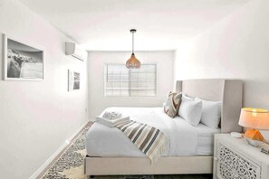 4 bedrooms, iron/ironing board, travel cot, WiFi