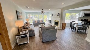 Smart-TV, videospill, bordtennis og PC-skjermer